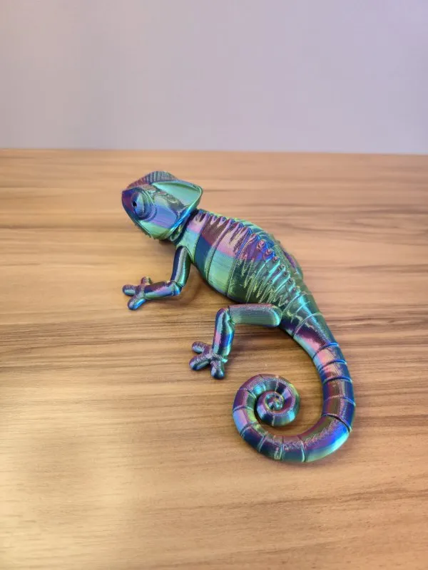 Camaleão 3D Iridescente