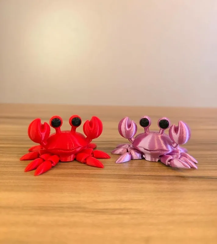 Caranguejo Articulado 3D: Decorativo e Divertido