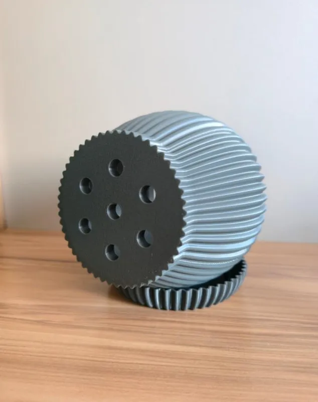 Vaso Decorativo Moderno Texturizado para Mesa Sala Estante Escritório