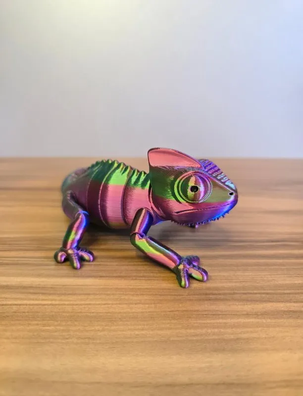 Camaleão 3D Iridescente