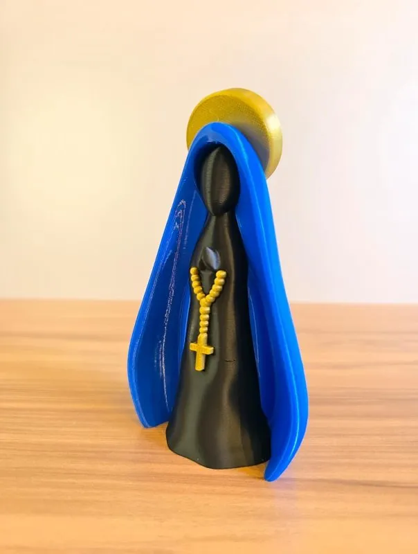 Imagem Nossa Senhora Aparecida Decorativa Religiosa Cristã para Mesa Presente