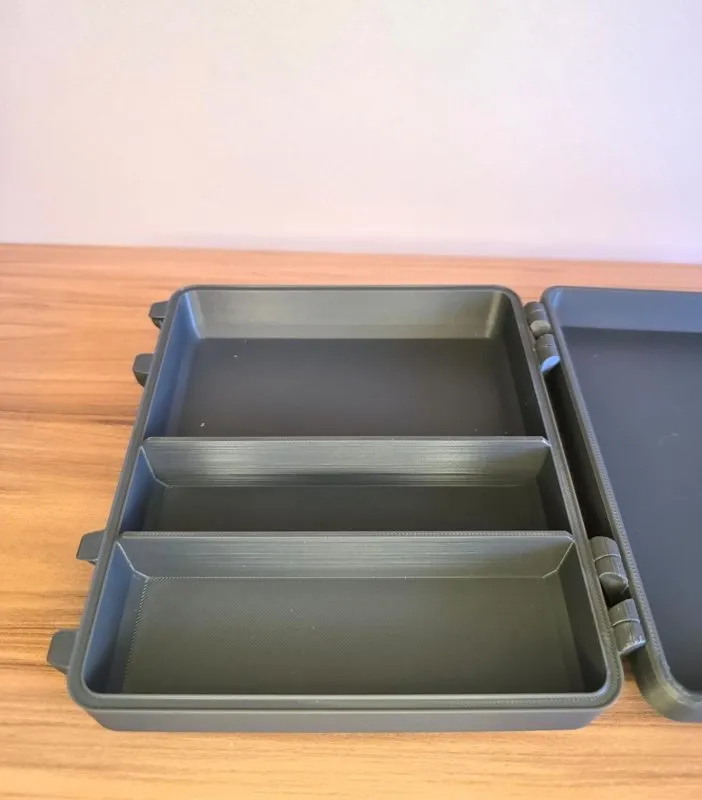 Caixa Organizadora 3D com Divisórias Estojo Porta Peças Multiuso Resistente Compacta