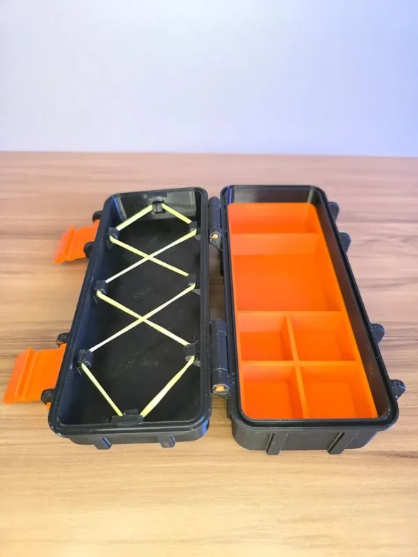Case Organizador Compacto Estojo Porta Peças Multiuso Resistente para Mesa Oficina