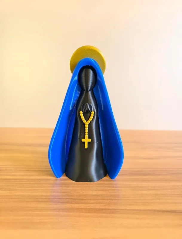 Imagem Nossa Senhora Aparecida Decorativa Religiosa Cristã para Mesa Presente