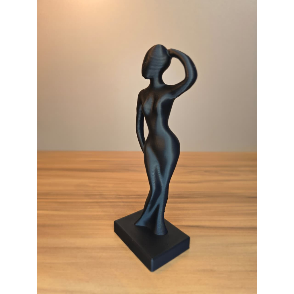 Escultura Mulher Abstrata 3D Decorativa Moderna Estátua Feminina Impressão 3D
