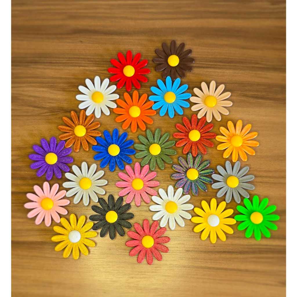 Vaso Espiral Decorativo ou Flores Margaridas Kit 6 ou 8 Modular Mesa Sala Escritório - VENDIDOS SEPARADAMENTE