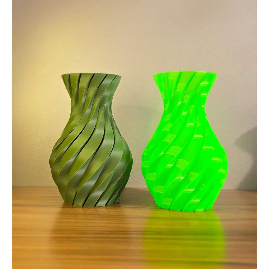Vaso Espiral Decorativo ou Flores Margaridas Kit 6 ou 8 Modular Mesa Sala Escritório - VENDIDOS SEPARADAMENTE