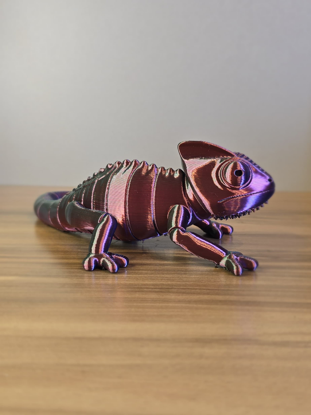 Camaleão 3D Iridescente