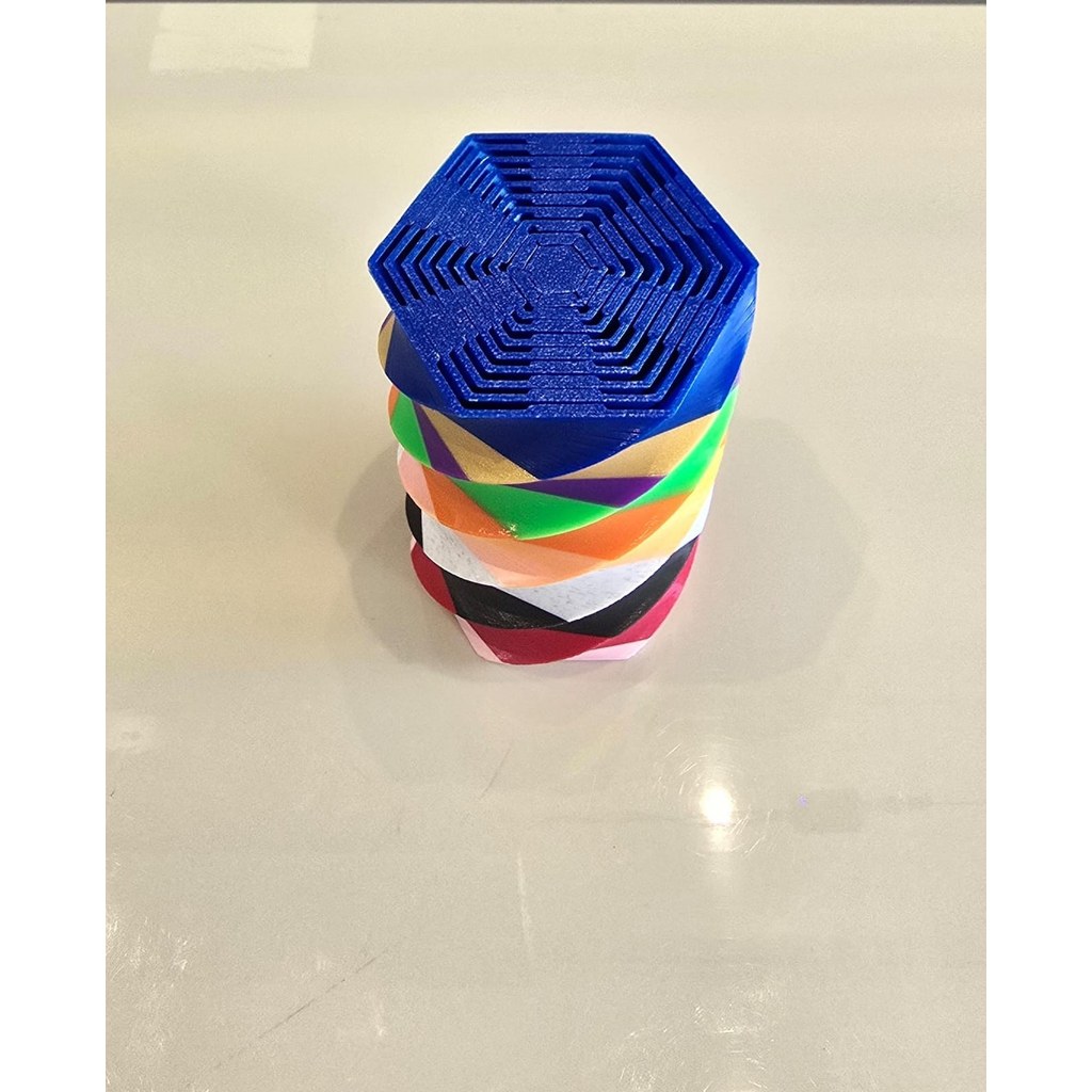 Brinquedo Sensorial Fidget 3D Articulado Hexagonal Antiestresse Flexível Interativo Criativo