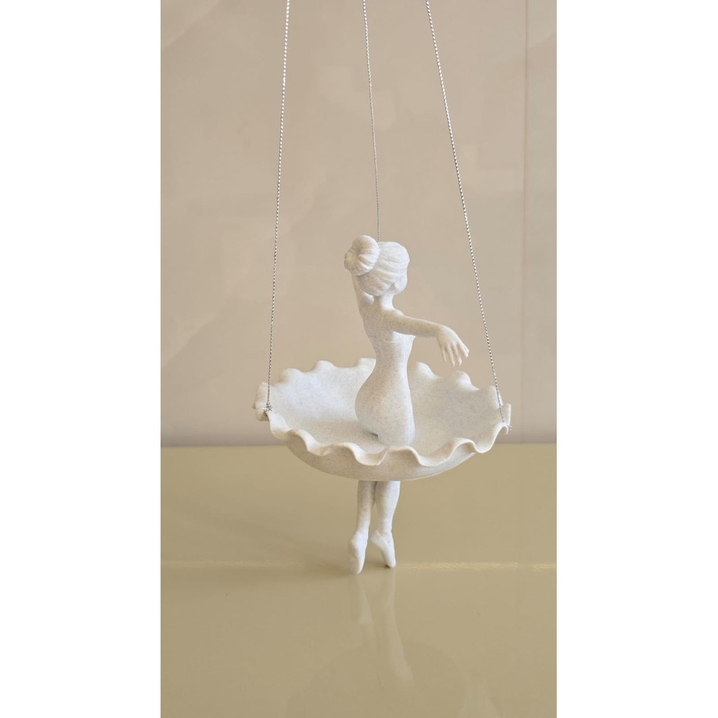 Vaso Suspenso Bailarina Decorativa Cachepot Escultural para Plantas em Impressão 3D