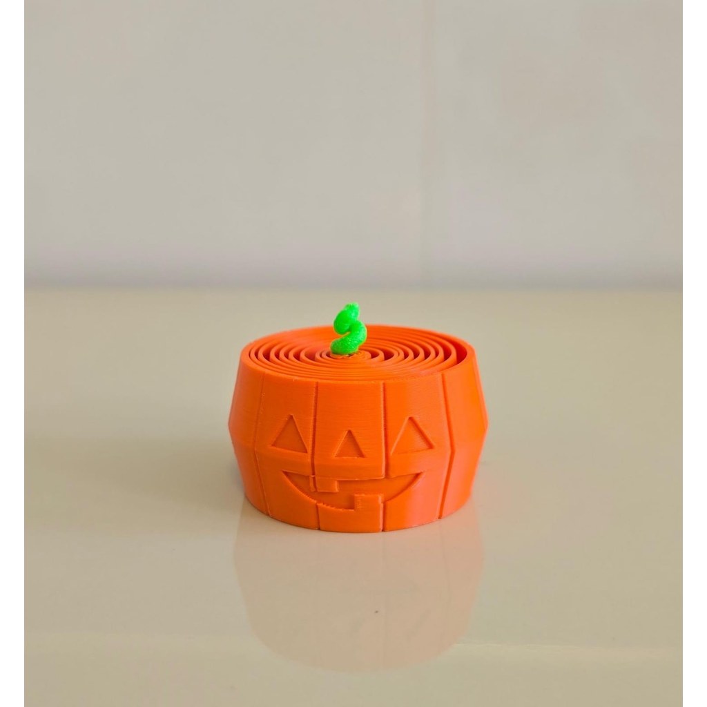 Brinquedo Sensorial Abóbora Halloween Expansível Antiestresse em Impressão 3D Temático