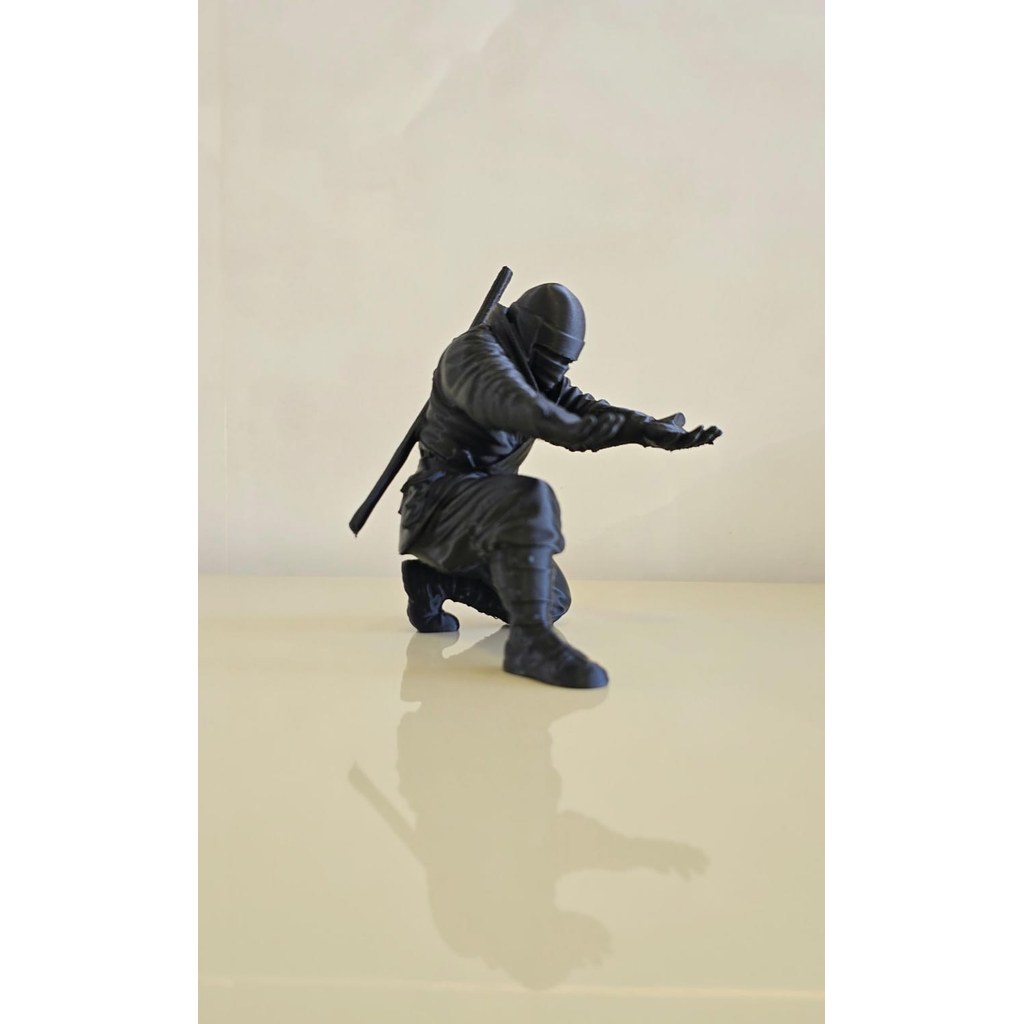 Suporte de Caneta Ninja Samurai Estatueta Decorativa Mesa Escritório Design Exclusivo