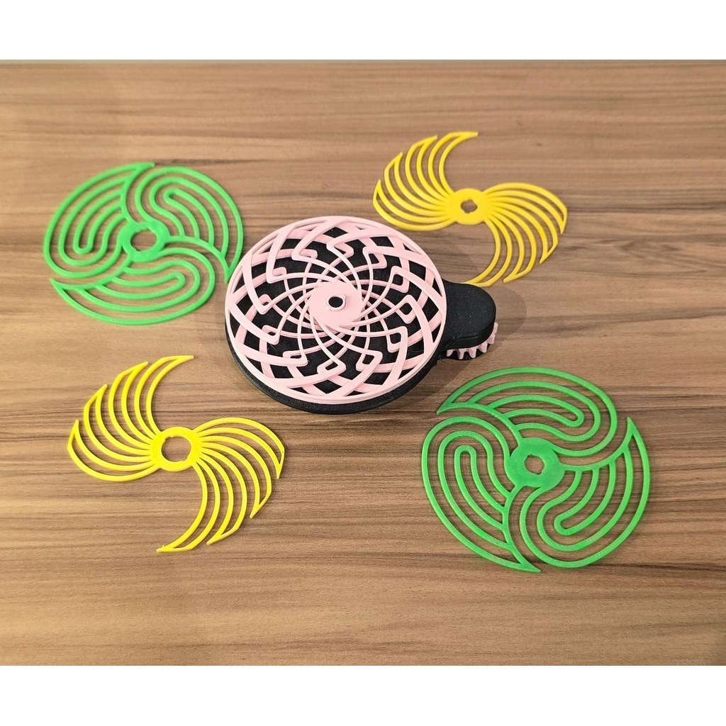 Brinquedo Giratório Fidget Spinner Design Moderno Impressão 3D Anti Estresse Ansiedade