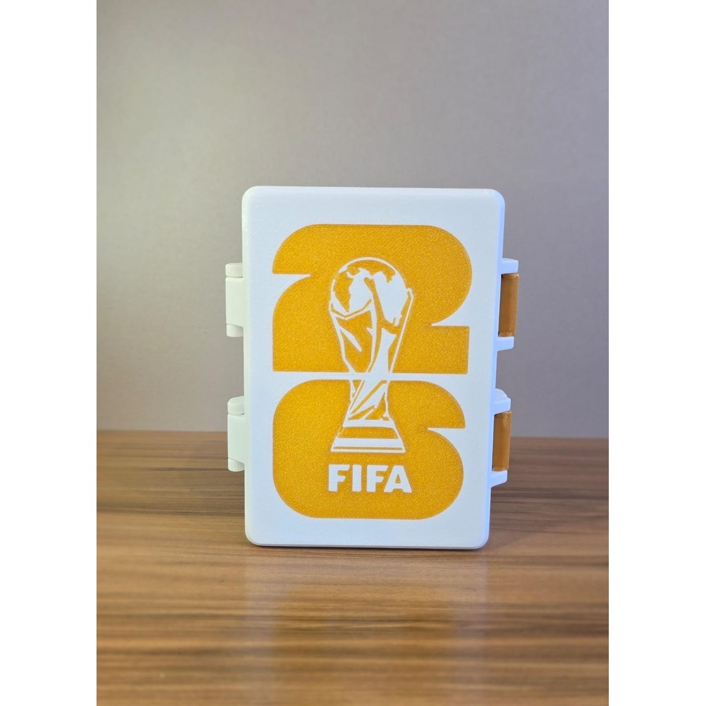Estojo Organizador FIFA 2026 Porta Cartas e Cards Colecionáveis Design Exclusivo Impressão 3D