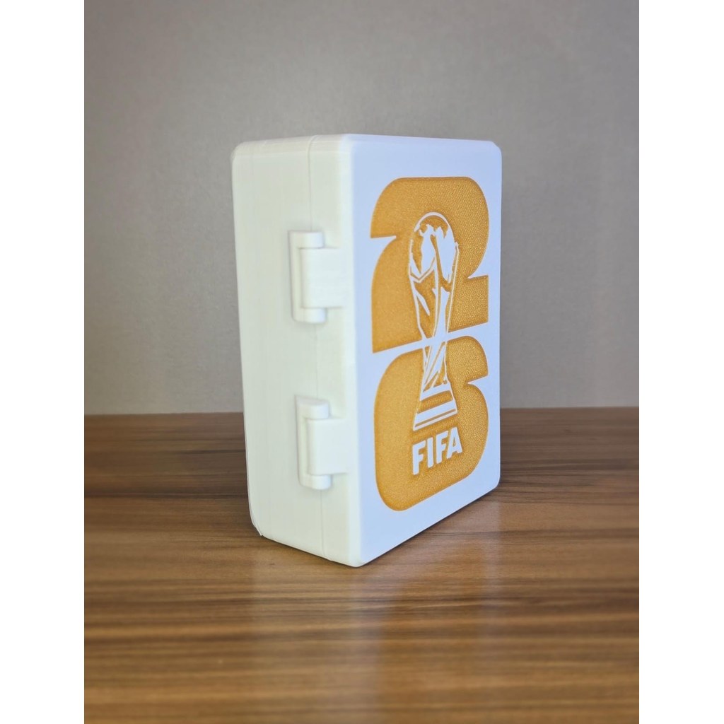 Estojo Organizador FIFA 2026 Porta Cartas e Cards Colecionáveis Design Exclusivo Impressão 3D