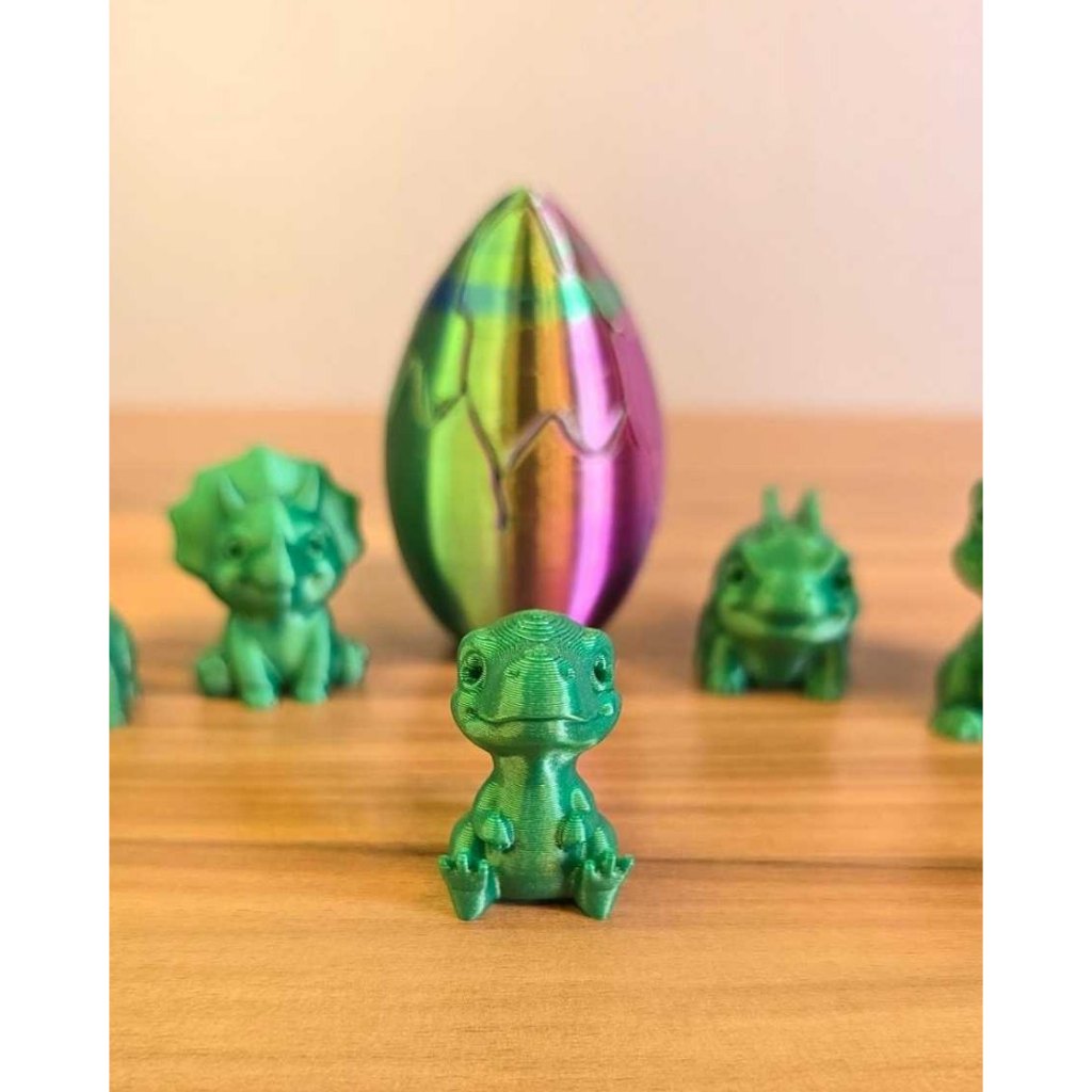 Kit com 40 Ovos de Dragões Surpresa 3D com Mini Dragões Colecionáveis