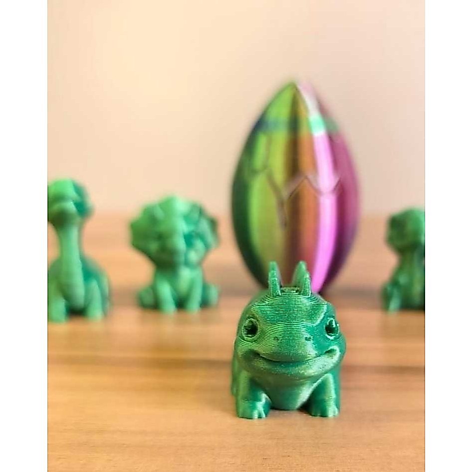 Kit com 40 Ovos de Dragões Surpresa 3D com Mini Dragões Colecionáveis