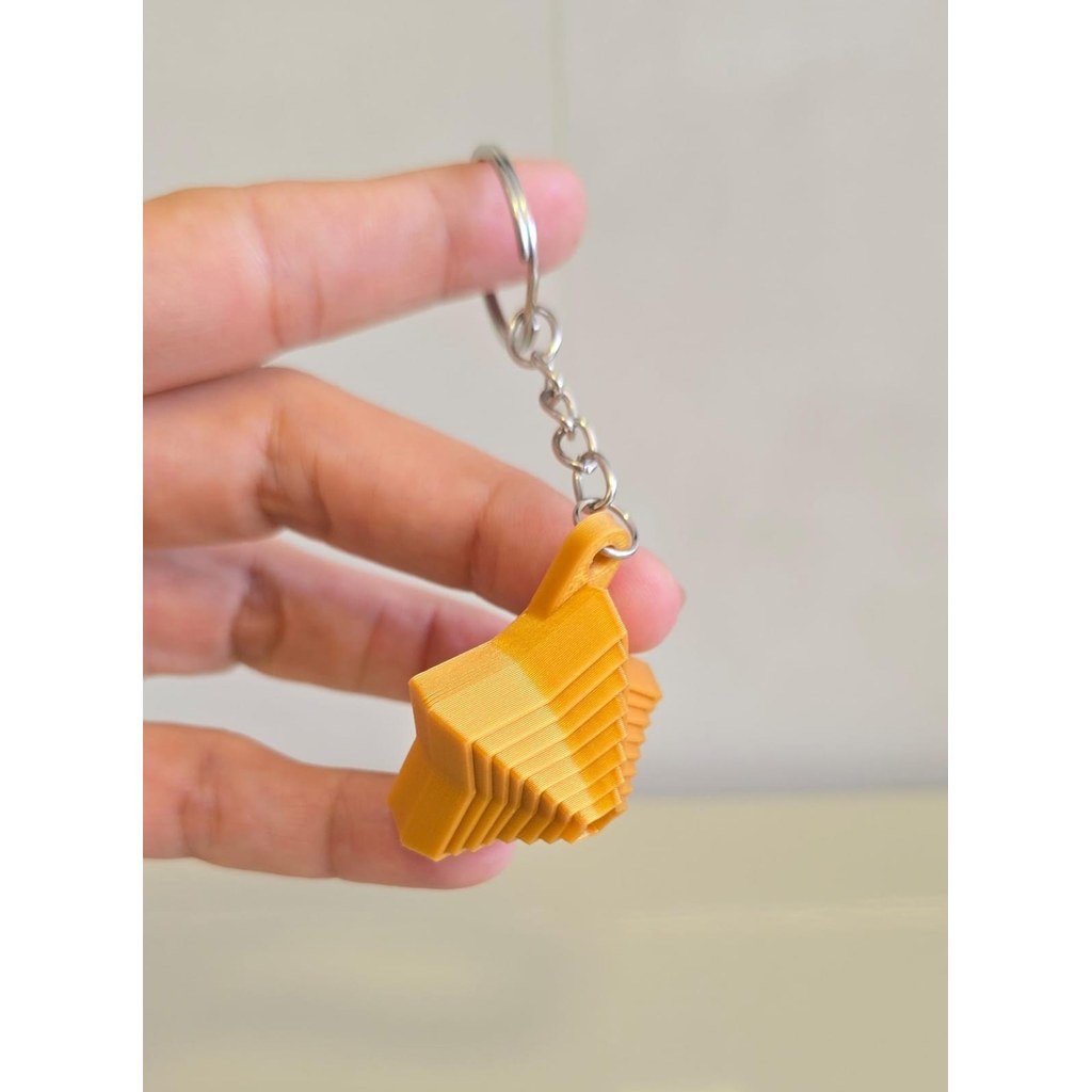 Chaveiro Sensorial Estrela Vazado em Camadas Design Moderno Colorido Feito em Impressão 3D