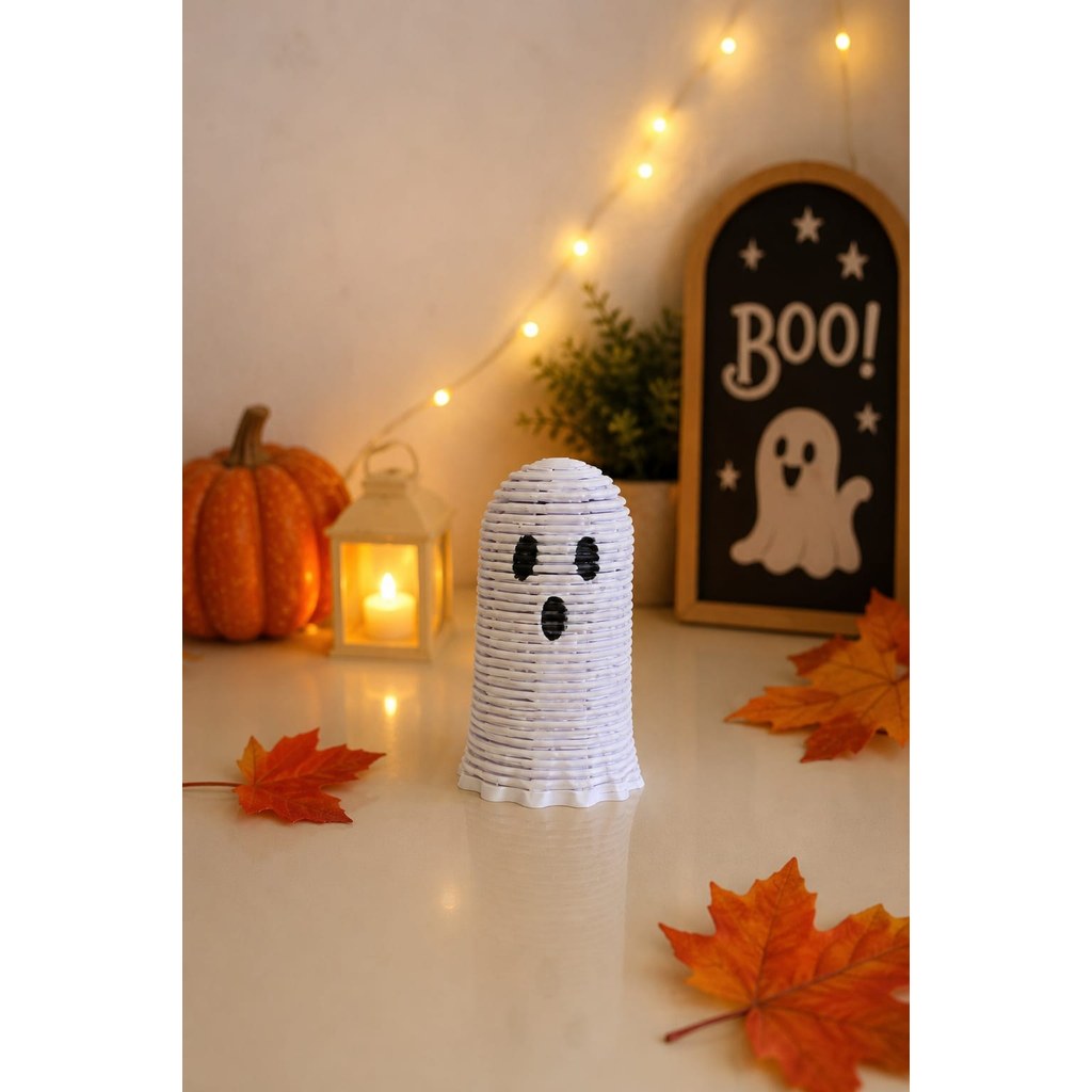 Fantasma Mola Articulado 3D Flexível Brinquedo Sensorial Fidget Decoração Halloween Antiestresse