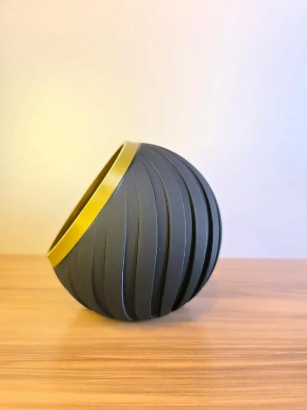 Vaso de Parede Decorativo Moderno em Impressão 3D para Plantas e Suculentas