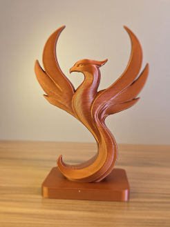 Escultura Fênix – Elegância, Renascimento e Design Moderno
