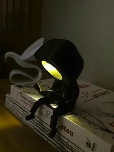 Luminária Leitora Decorativa Moderna para Mesa Cabeceira Escritório