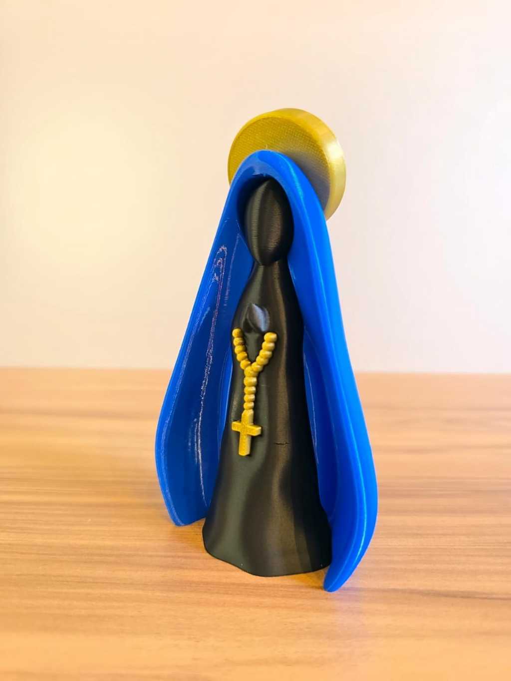 Imagem Nossa Senhora Aparecida Decorativa Religiosa Cristã para Mesa Presente