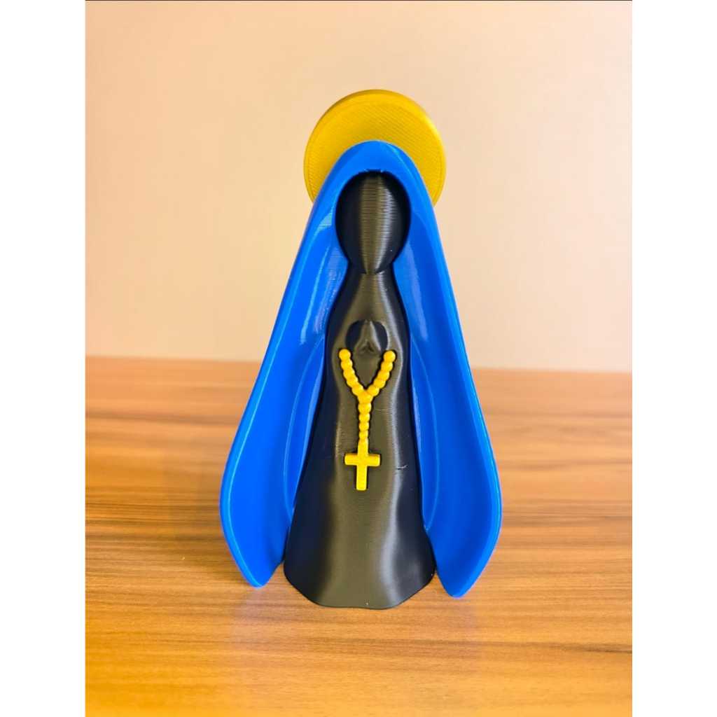 Imagem Nossa Senhora Aparecida Decorativa Religiosa Cristã para Mesa Presente