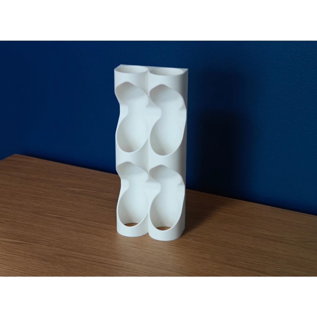 Suporte Porta-Rolos para Cozinha – 1 Unidade com 2 Espaços | Impressão 3D | Organização Prática e Funcional