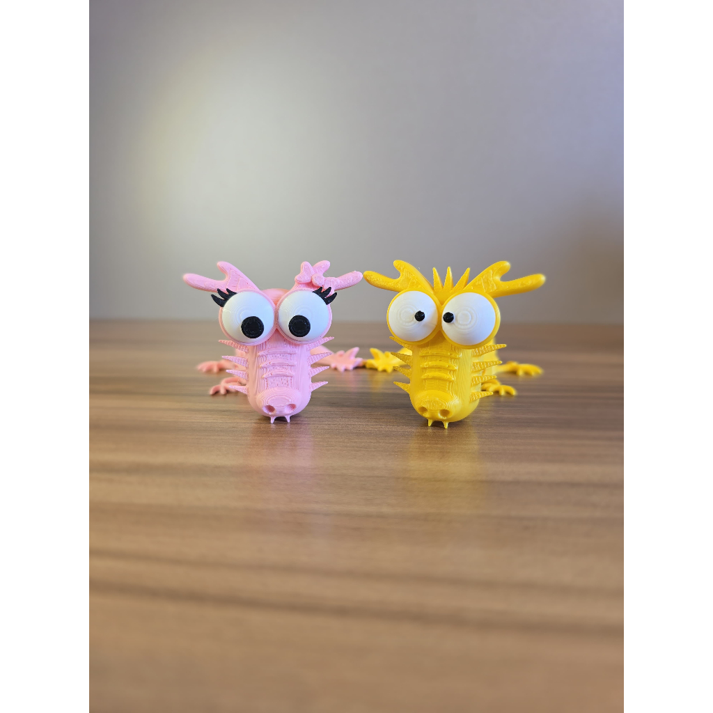 Lagarto Articulado 3D Flexível Colecionável — Brinquedo Sensorial Antiestresse Decorativo (Várias Cores)