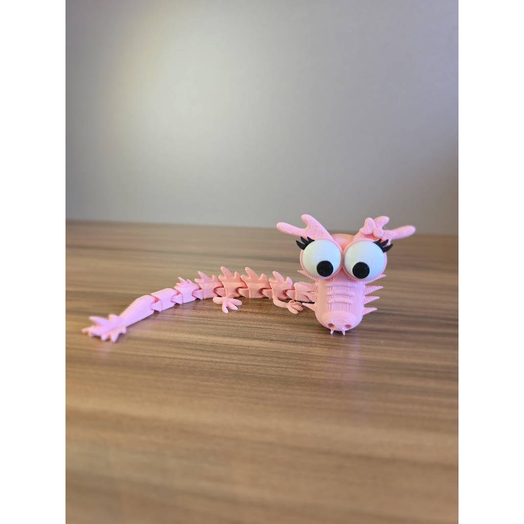 Lagarto Articulado 3D Flexível Colecionável — Brinquedo Sensorial Antiestresse Decorativo (Várias Cores)