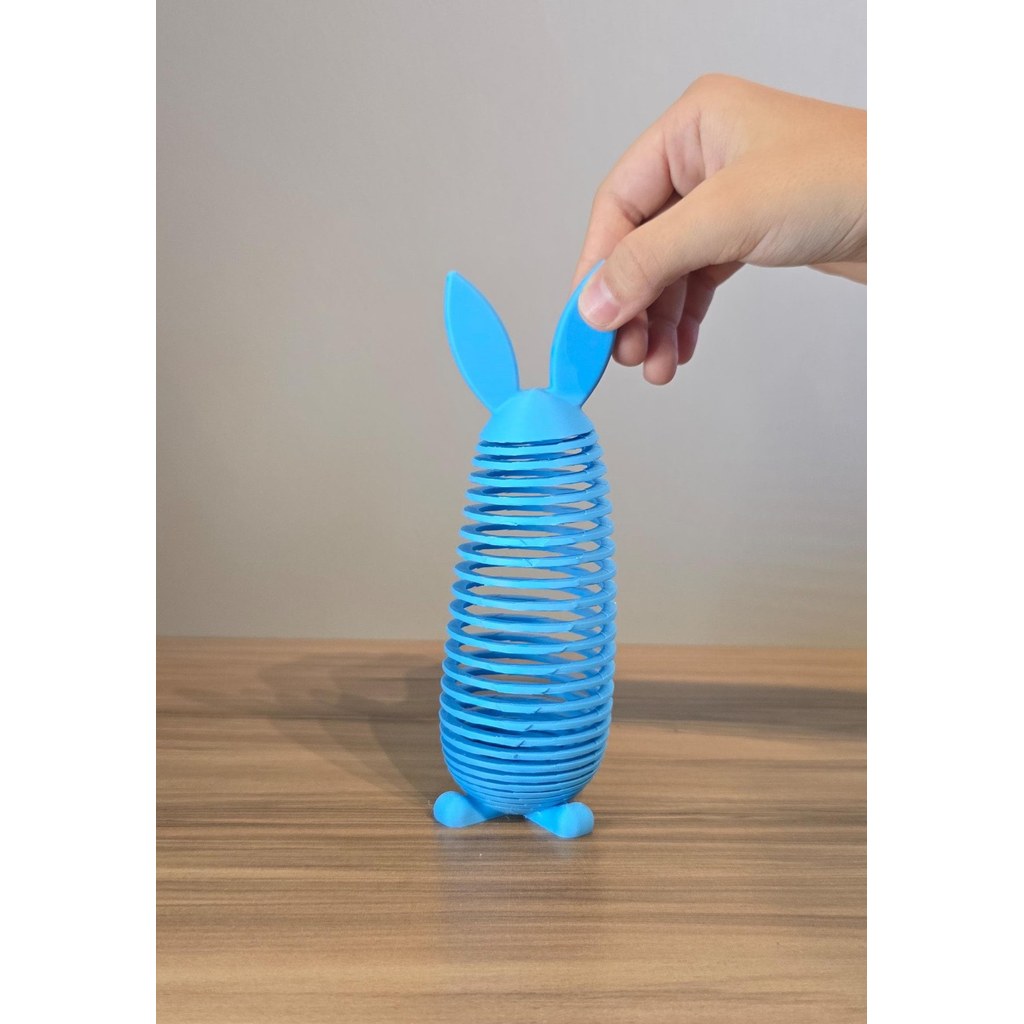 Coelho Articulado 3D Flexível Fidget Decorativo Criativo para Mesa Presente