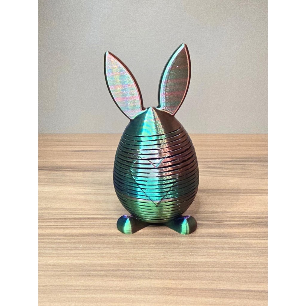 Coelho Articulado 3D Flexível Fidget Decorativo Criativo para Mesa Presente