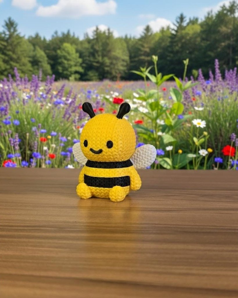 Abelhinha Decorativa 3D Fofa Miniatura Cute Presente Infantil Enfeite