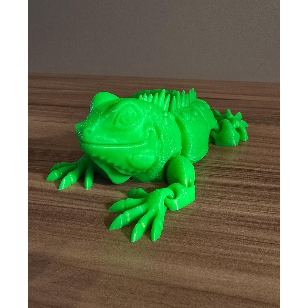Iguana Articulada 3D Grande Flexível Fidget Anti Estresse Brinquedo Sensorial