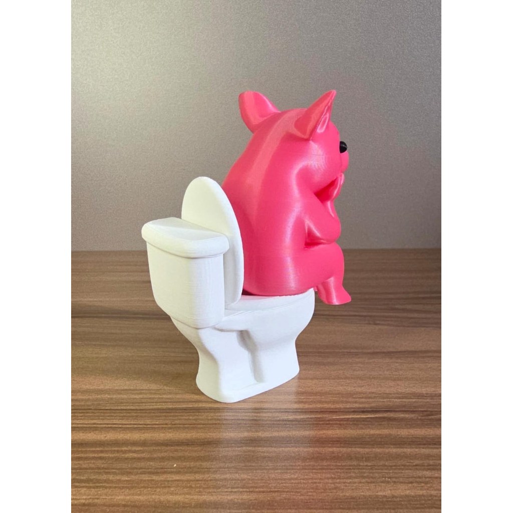 Porquinho no Vaso Decorativo Divertido em Impressão 3D Criativo Presente Diferente Criativo