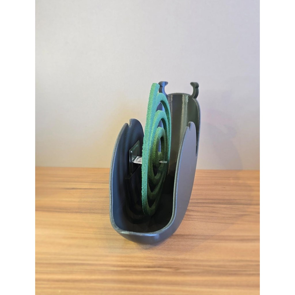 Porta Incenso/repelente Espiral Caracol Decorativo Design Moderno Suporte Queimador Repelente