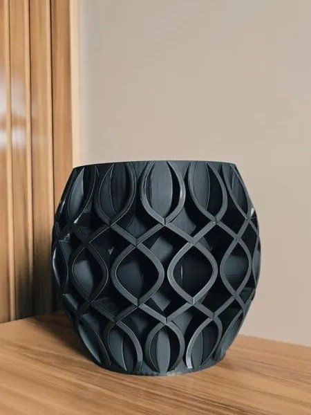 Vaso Decorativo Geométrico Moderno para Mesa Sala Estante Escritório