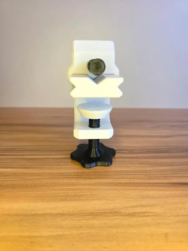 Mini Torno de Bancada Compacto com Fixação Ajustável