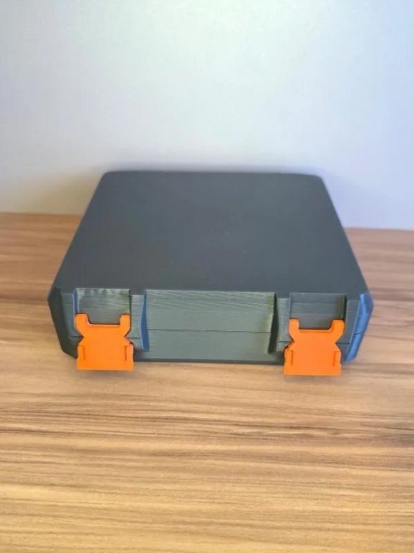 Caixa Organizadora 3D com Divisórias Estojo Porta Peças Multiuso Resistente Compacta