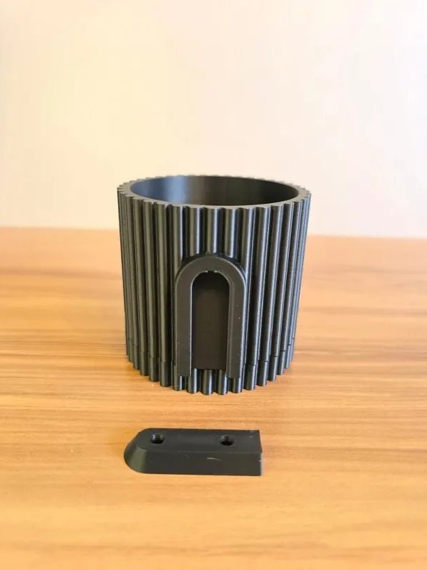 Vaso de Parede Decorativo com Suporte – Impressão 3D