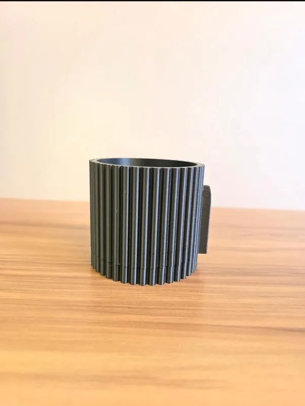 Vaso de Parede Decorativo com Suporte em Impressão 3D para Plantas