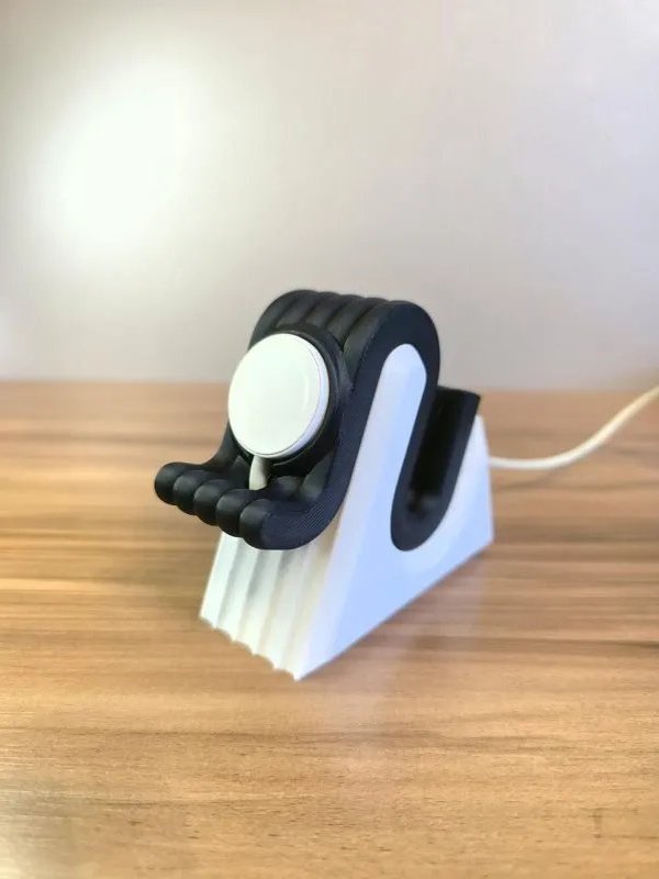 Suporte de Mesa para Relógio Inteligente em Impressão 3D Organizador Funcional
