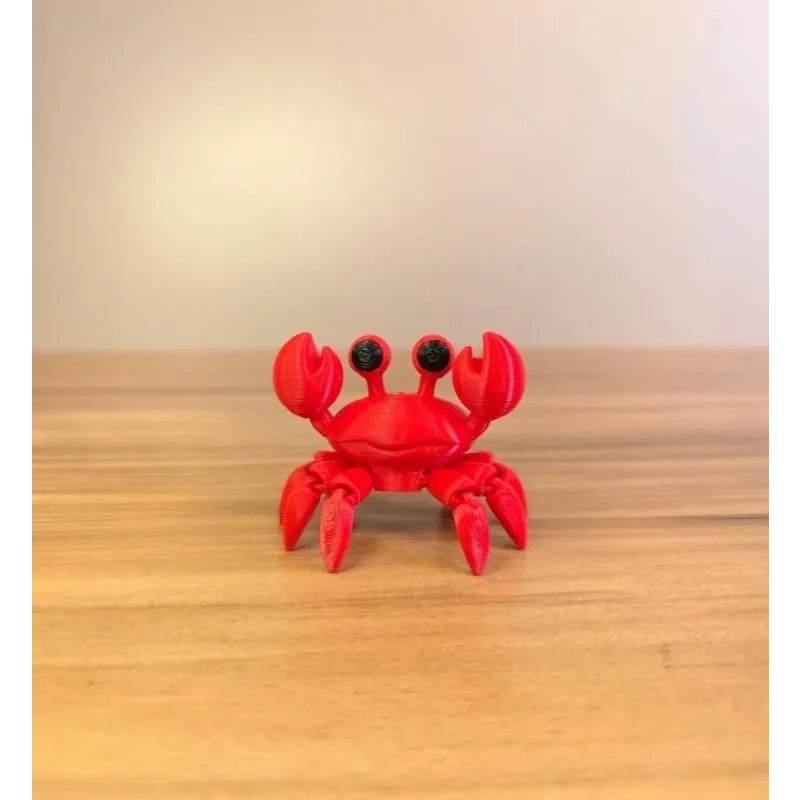 Escultura Decorativa Caranguejo Articulado – Impressão 3D
