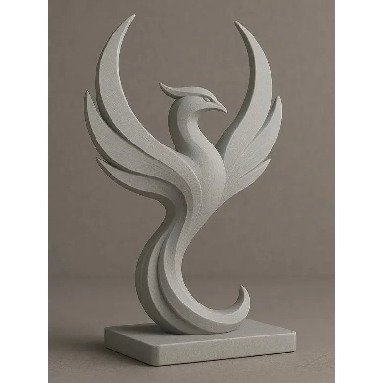 Escultura Fênix – Peça com Pequenos Detalhes de Impressão | Valor Promocional