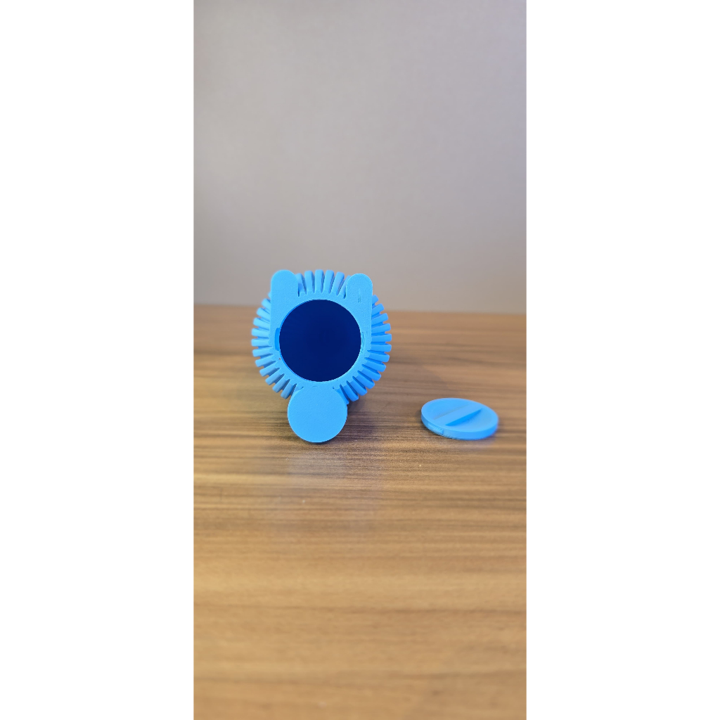 Porta Ovo de Páscoa Coelho com Tampa Decorativo em Impressão 3D Presente Criativo