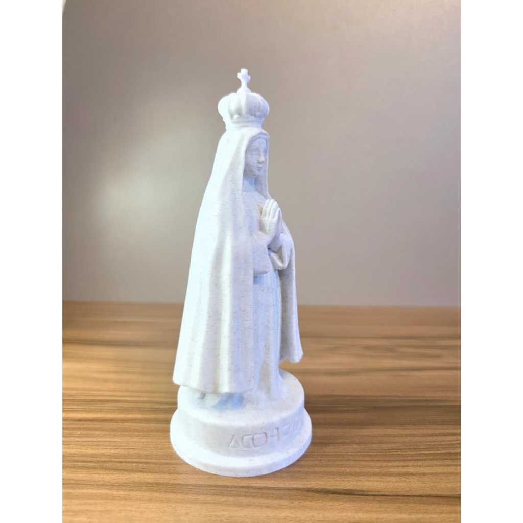 Imagem Nossa Senhora Decorativa 3D Religiosa Cristã para Mesa Presente