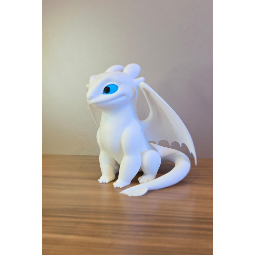 Dragão Decorativo 3D Fofinho Estilo Geek para Mesa Estante Presente Criativo