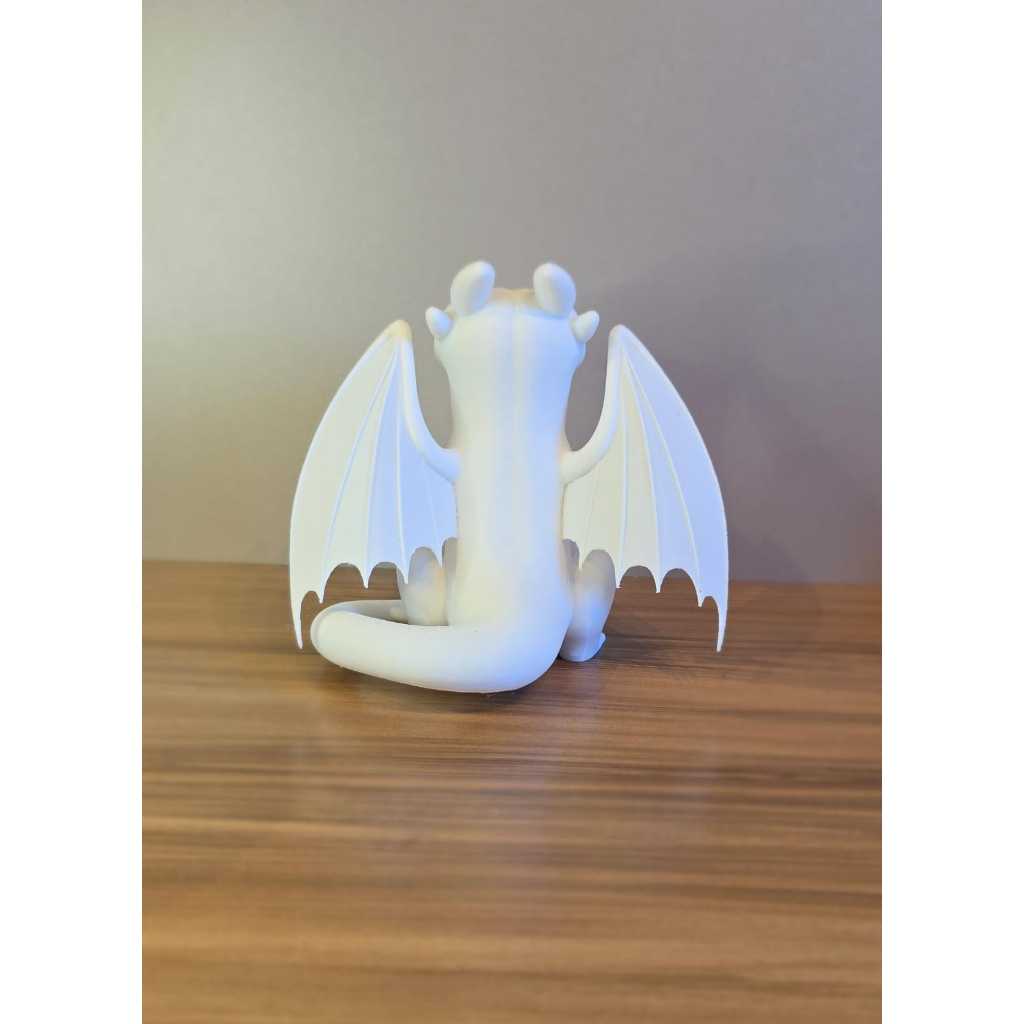 Dragão Decorativo 3D Fofinho Estilo Geek para Mesa Estante Presente Criativo