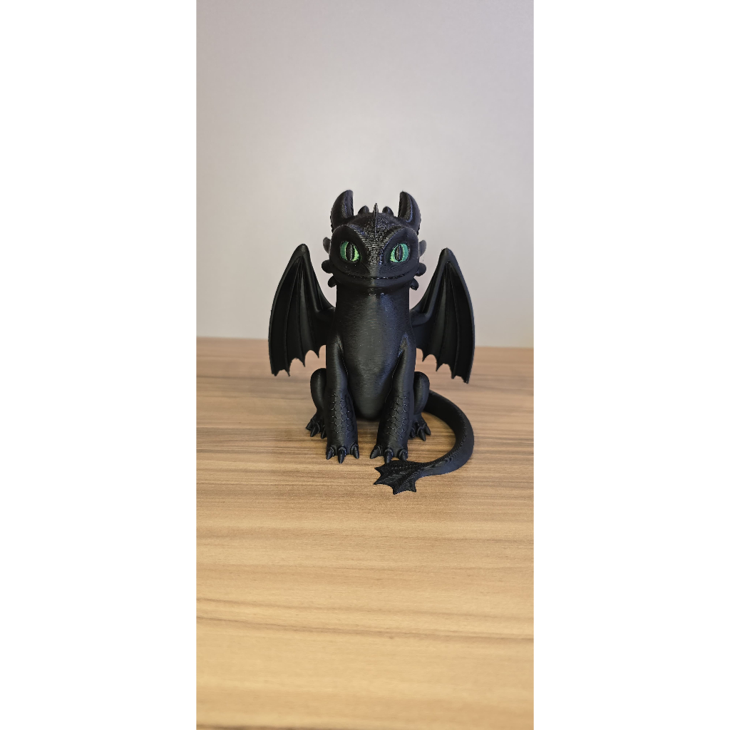 Dragão Decorativo 3D Fofinho Estilo Geek para Mesa Estante Presente Criativo